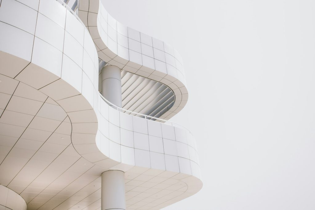 Detalhe de arquitetura contemporânea
